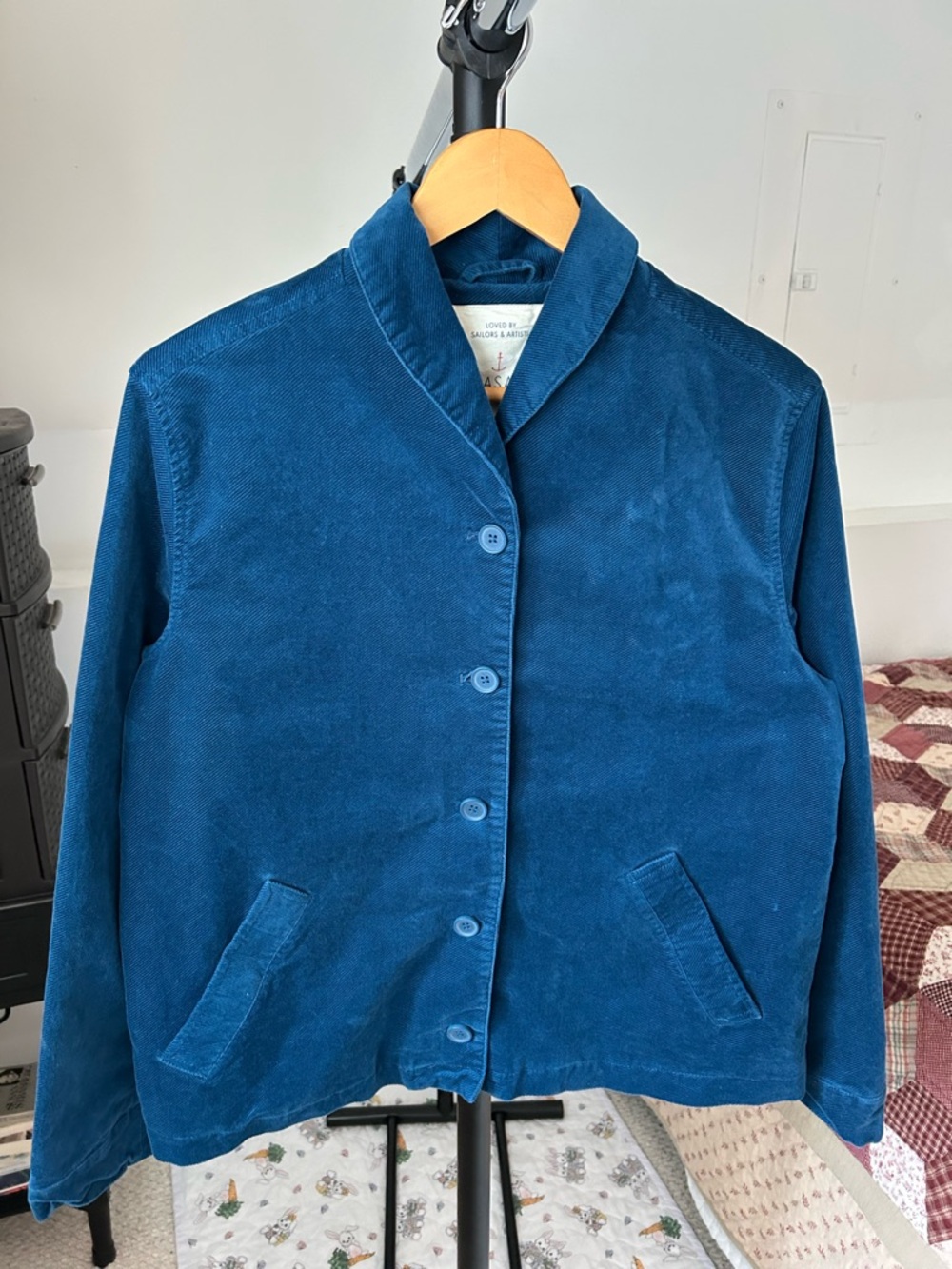Seasalt Cornwall Corduroy Brightwork Jacket Blue 10